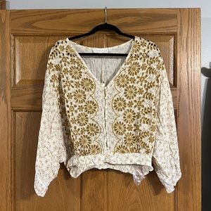 Boho 3/4 sleeve top